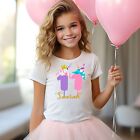 Personalized Custom names 3 to 11 years old baby T-shirt, (3-11) Birthday unicon