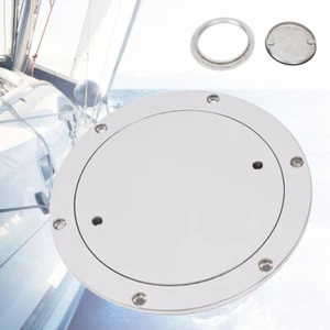 6Inch Boat Marine Deck Plate Inspection Access Hatch Cover 316 Stainless Steel - Picture 1 of 14