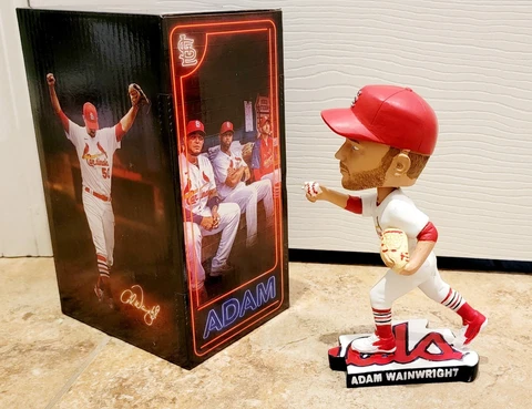 NIB St Louis Cardinals ADAM WAINWRIGHT Legends Bobblehead SGA 9-30-22 Fast S&H Cover