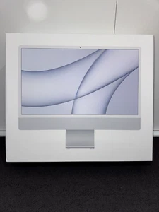 Apple iMac 24" M1 2021- Silver - 8GB RAM, 256GB, Keyboard + Mouse - LIKE NEW - Picture 1 of 10