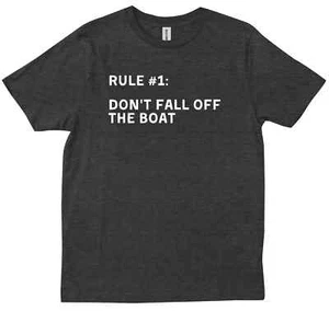 Don't Fall Off The Boat Funny Cruise Ship Vacation Friend Pontoon Gift T-shirt - Picture 1 of 8