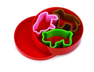 Juego de 3 divertidos cortadores para galletas y galletas animales de granja cerdo, oveja - Imagen 1 de 1