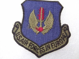 Vintage  Original US Air Forces In Europe Embroidered Shield Emblem Patch. - Picture 1 of 1