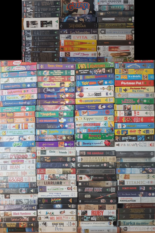 VHS Bundles Box Sets Collection︱Movies︱Disney︱Classics︱ALL GENRES︱CLEARANCE SALE - Image 1 of 1