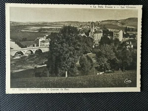 CPA 43 TENCE - Le Quartier du Pont - Imagen 1 de 2