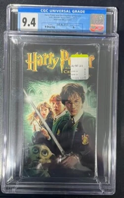 CGC Graded 9.4 A+ SEALED NEW Harry Potter and the Chamber of Secrets VHS #2 - Image 1 of 2