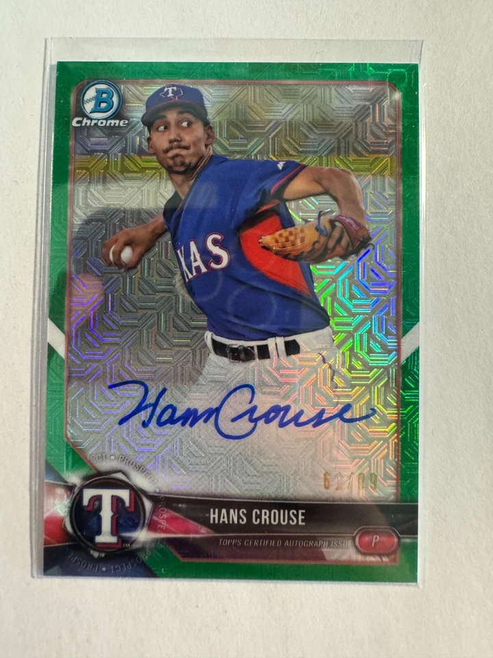 K196,640 - 2018 Bowman Chrome Mega Box Auto Green #BMAHC Hans Crouse #/99 - Image 1 of 1
