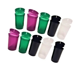 POP TOP SQUEEZE JAR POT STASH CAN LABEL MEDICAL 13 19 CUSTODIA SCATOLA PILLOLA DRAM UK - Foto 1 di 34