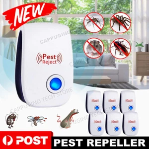 Pest Repeller Ultrasonic Electronic Mouse Rat Mosquito Insect Rodent Control NEW - Picture 1 of 23