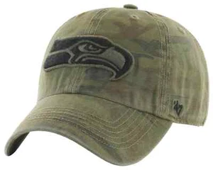 '47 Franchise - Seattle Seahawks - Clean Up Camo Stretch Fit Mütze - verschiedene Größen - Bild 1 von 2