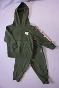 CHAMPION ATHLETIC WEAR Baby Boy’s Fleece Hoodie & Joggers 2 Pc. Outfit 24 Months