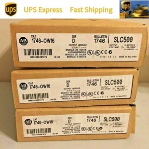 Free Tax 1746-OW16 AB SLC500 Ser D Digital Output Module Spot Goods New In Box - Picture 1 of 1