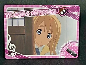 K-on! Tarjeta Tsumugi Kotobuki Hokago Rhythm Time 2nd Holo HTT TCC Kyoani Kawaii 13 - Imagen 1 de 10