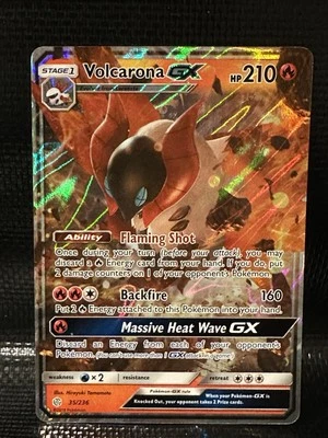 Volcarona GX 35/236 Sm-Cosmic Eclipse Holo - Image 1 of 2