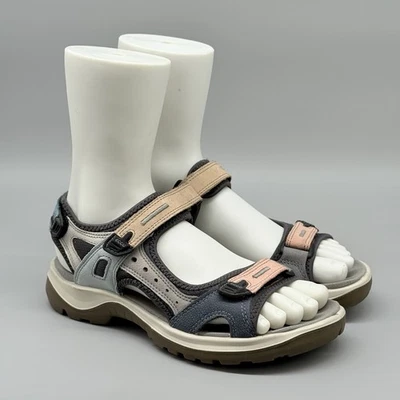 Sandalias todoterreno Ecco para mujer talla 7 azul pastel multideportivas senderismo al aire libre activas Foto 1 de 4