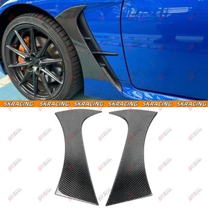 Adhesivo de cubierta de guardabarros lateral de fibra de carbono para Toyota GR86 Subaru BRZ 2022-2023 - Imagen 1 de 26