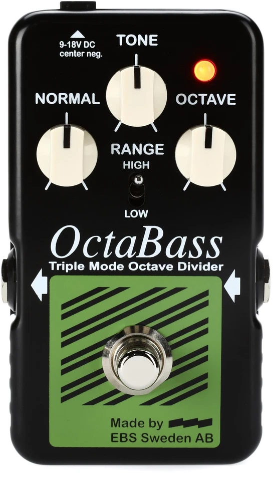 Pedal divisor de octava triple modo etiqueta azul EBS OctaBass Foto 1 de 1