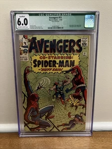Avengers 11 CGC 6.0 Spider-Man Joins Avengers 2nd Kang App Marvel Comics - Picture 1 of 2