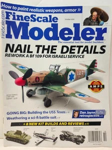 Fine Scale Modeler October 2016 Vol. 34 Issue 8 Essential Tool Model Builders VG - Imagen 1 de 3