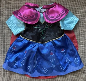 Build A Bear Clothing Disney Frozen Princess ANNA DRESS AND CAPE - Picture 1 of 8