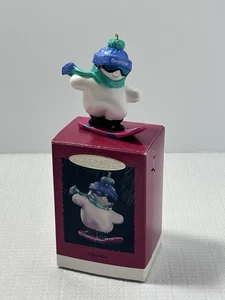 Hallmark Ornament Keepsake 1995 Brother On Snowboard Christmas Tree Vintage - Picture 1 of 10
