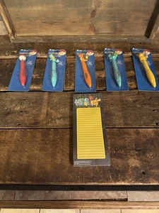 Pokémon Grip Pen 5er Set + Notizblock Pikachu Charmander Squirtle Neu in OVP Bundle - Bild 1 von 8