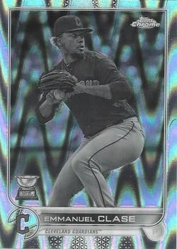 Emmanuel Clase 2022 Topps Chrome Sonic - Black & White RayWave #130 - - Image 1 of 2