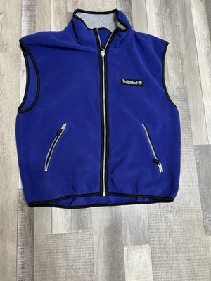 Timberland Men's Size Medium 100% Polyester Fleece Full Zip Outdoor Vest - Image 1 of 4