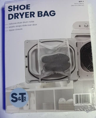 1 peça bolsa de sapato lavável - tênis secador e organizador de lavanderia NOVA caixa aberta - Imagem 1 de 2