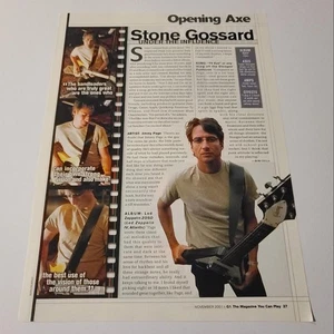 Stone Gossard 1 Page Article/Clipping - Picture 1 of 1