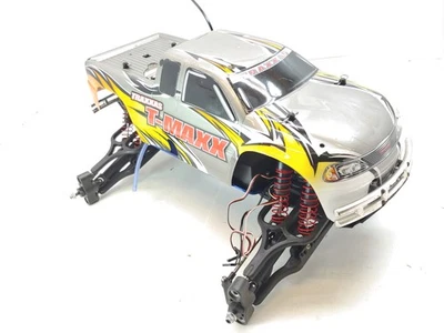 Vintage Traxxas T-Maxx 2.5 Classic 1/8 Monster Truck Roller Slider w/ Servos Nic - Image 1 of 4