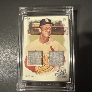 2019 Stan Musial Topps Allen & Ginter Jersey Fusion Dual Game Used Jersey /50 - Picture 1 of 2