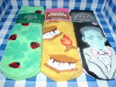 Bath & Body Works SHEA-INFUSED LOUNGE SOCKS  Non Skid  Bottom You Choose - Image 1 of 3