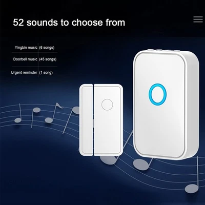 Wireless Door Buzzer with Melody Alarm for Enhanced Visitor Notification - Bild 1 von 4