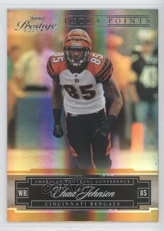 2007 Playoff Prestige Xtra Points Gold Chad Johnson #32 - Image 1 of 2