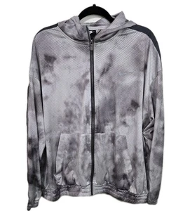 Nike Sportswear Iconic Clash Mesh Jacket Tie Dye grau Jacke Hoodie Gr. 2X - Bild 1 von 10