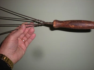 Antique Rug Beater 10"x 25" - Image 1 of 3