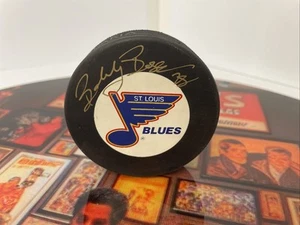 Autographed Hockey Puck St. Louis Blues player Bobby Bassen - Picture 1 of 11