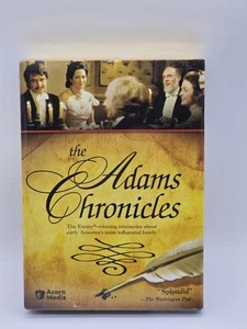 The Adams Chronicles (DVD, 2008, 4-Disc Set) Acorn Media - Brand New Sealed - Foto 1 di 6