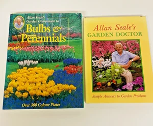 Allan Seale Gardening Books Lot x2 – Garden Doctor & Bulbs & Perennials - HC - Foto 1 di 18