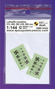 1/144 Decals: WW2 Luftwaffe Black Sw@stik@s Various #DMK14422 : MARK1 - Picture 1 of 2