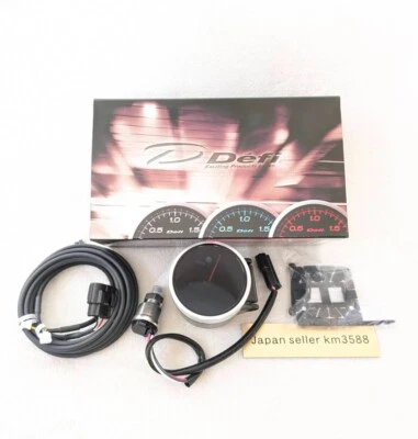Medidor de enlace DEFI DF10202 ADVANCE BF medidor de presión de aceite 60 mm cara roja ámbar Japón Foto 1 de 4