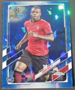Jeremy Doku 2020-21 Topps Chrome UEFA Sapphire Rookie #2 Stade Rennais RC - Picture 1 of 2