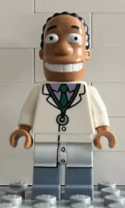 Lego Simpsons Minifigur sim042 Dr. Hibbert - Series 2 - 71009 - Bild 1 von 2