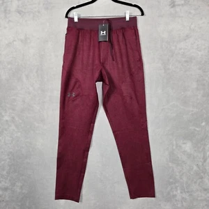 Under Armour Unstoppable Jogginghose Herren Medium weinrot rot tailliert Sporthose neu mit Etikett - Bild 1 von 11