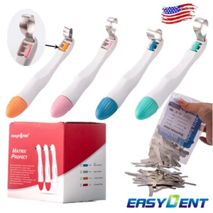 Bandas de matriz dental profesional 50 piezas bandas de tofflemire preformadas matriz molar inoxidable - Imagen 1 de 34