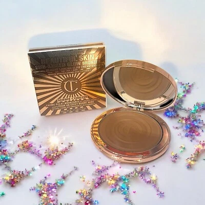 Charlotte Tilbury Beautiful Skin Sun-Kissed Glow Bronzer In 2 Medium 0.74 Oz NIB - Image 1 of 4