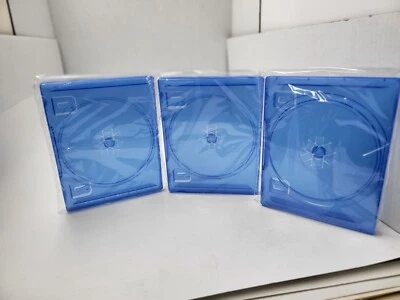 TRÊS SELADOS EM PERFEITO ESTADO FABRICANTE DE EQUIPAMENTO ORIGINAL PS4 azul estojo de jogo de substituição genuíno Sony PlayStation 4 - Imagem 1 de 4