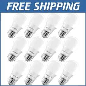 Brighten Up with 12 A15 LED Bulbs - 7W, 10,000 Hour Lifespan, Warm White Glow - Picture 1 of 9