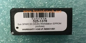 525-1378 Sun SPARC20 SS20 Workstation IDPROM (NVRAM) New Battery - Picture 1 of 1